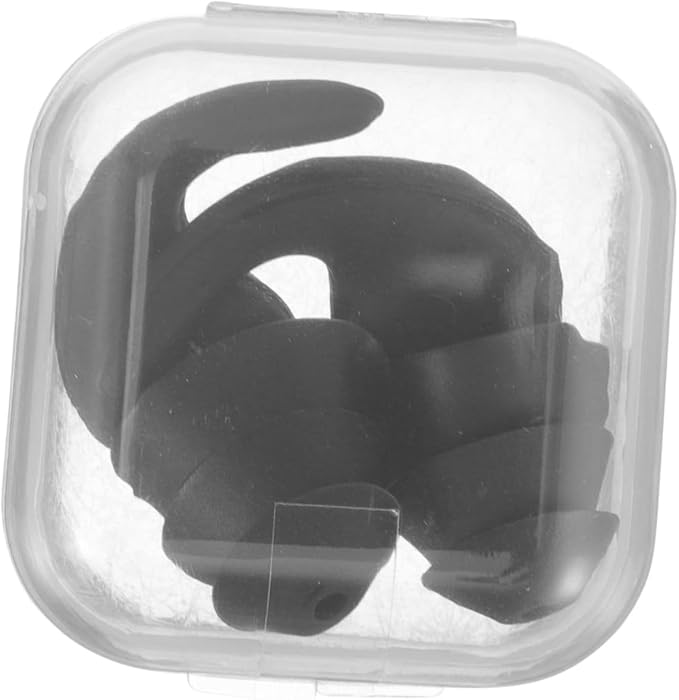 SECFOU Noise Silicone with Storage Case Reusable Comfortable Ear Protection for Sleeping Studying Concerts Noise Reduction for Better Focus and Rest