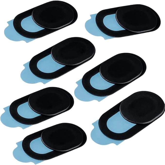 50Pcs Computer Camera Cover Slider, Webcam Cover Blocker Slider Slim 0.027 inch for MacBook Pro/iMac/Laptop/PC/iPad Pro (Black)
