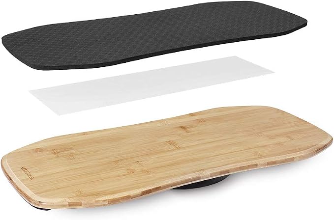 UPLIFT DESK Motion-X Balance Board - 27" Ergonomic Wobble Board for Standing Desks, Anti-Fatigue Support for Core Engagement & Stability