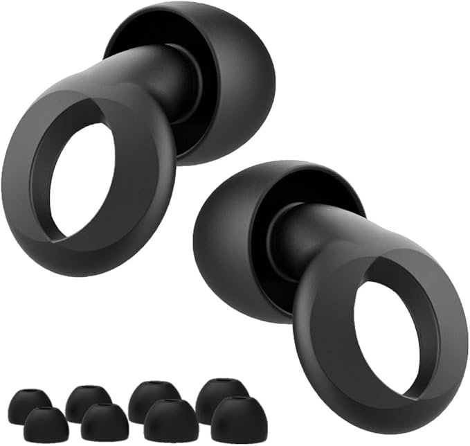 Ear Plugs for Sleeping, 35dB Ear Plugs for Sleeping Noise Cancelling, Reusable Silicone Ear Plugs for Noise Reduction, Sleep, Work, Deep Focus, Hearing Protection, Concert, Swimming and Snoring