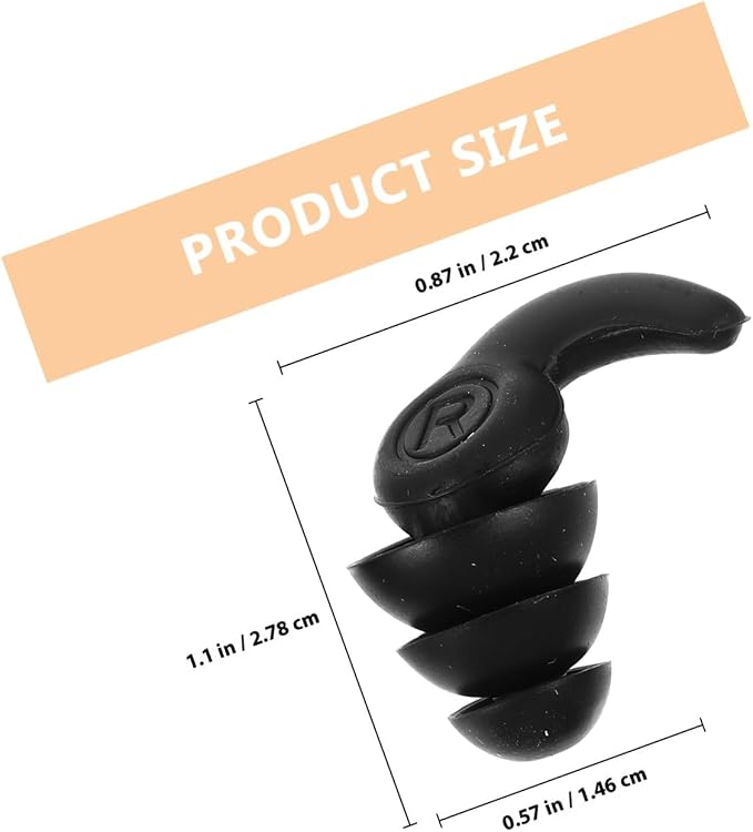 ARTIBETTER Silicone 1 Pair Noise Reduction Waterproof Soundproof for Sleeping Studying Swimming Concerts Hearing Protection