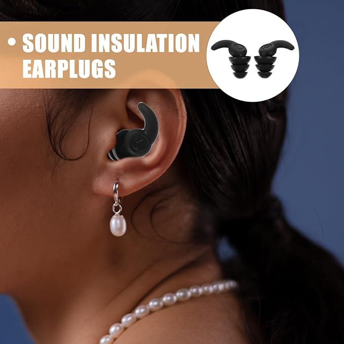 ARTIBETTER Silicone 1 Pair Noise Reduction Waterproof Soundproof for Sleeping Studying Swimming Concerts Hearing Protection