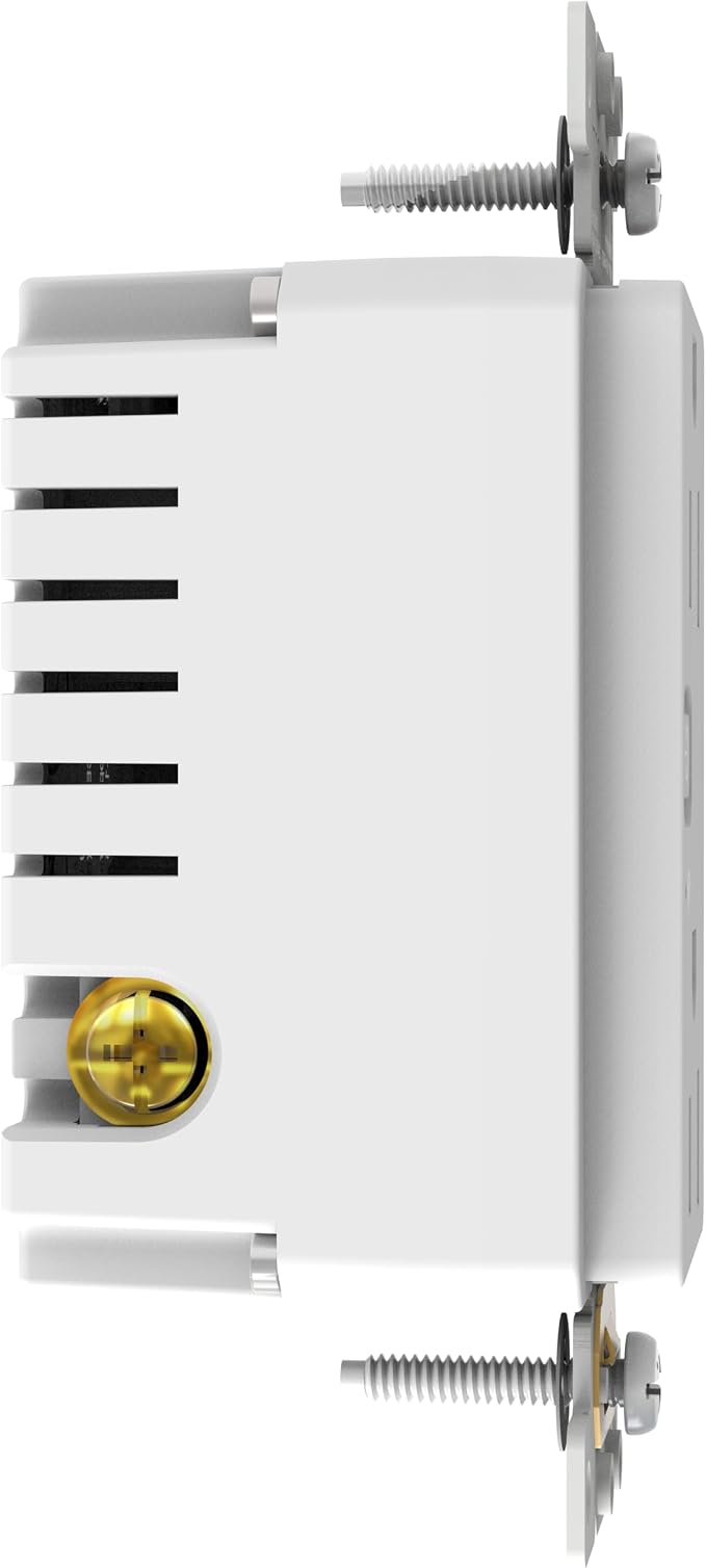 Square D by Schneider Electric X Series 15A 125V Wi-Fi Energy Monitoring Socket Outlet, Tamper Resistant, Matter Certified, Compatible with Alexa, Google Home, Apple Home, Matte White