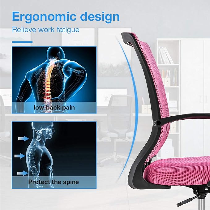 Drafting Chair Tall Office Chair Standing Desk Chair Adjustable Height with Arms Foot Rest Back Support Rolling Swivel Desk Chair Mesh Drafting Stool for Adults