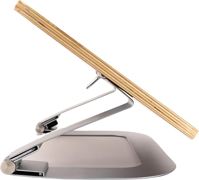 Under Desk Footrest for Active Sitting – Motion Rocking Foot Rest to Bounce & Fidget While You Work – Ergonomic Wooden Desk Foot Rest for Circulation & Focus – Hopper