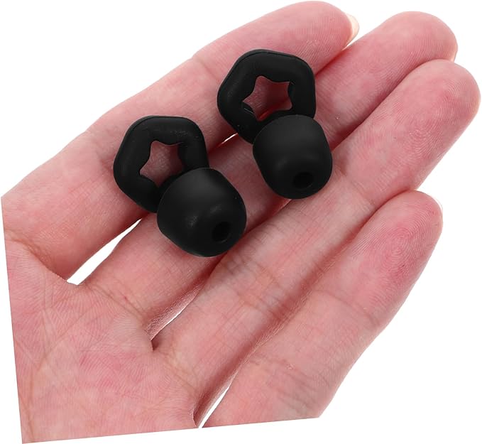 3 Pairs Silicone Noise Cancelling for Sleeping Concerts Travel Focus Reusable Sound Insulation Earbuds with Advanced Noise Reduction Compact Lightweight Design for Study Work