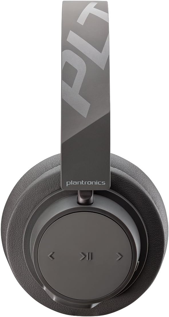 Plantronics BackBeat GO 600 Noise-Isolating Headphones, Over-The-Ear Bluetooth Headphones, Grey (211393-99)