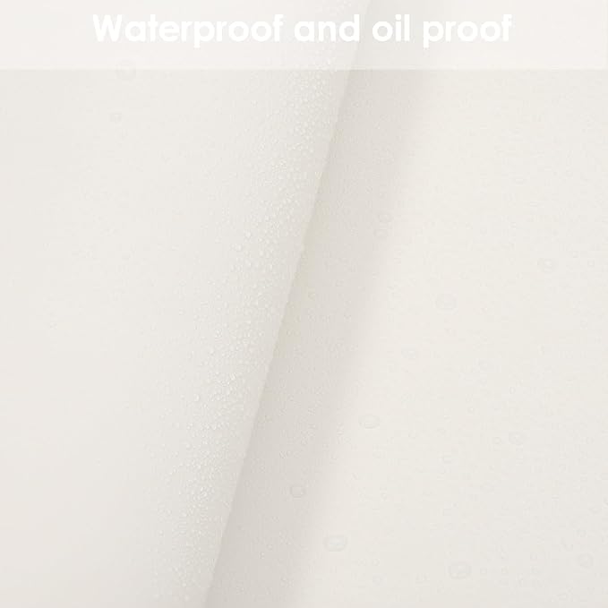 Faux Leather Table Cover,1.8mm Thick,24x60 Inch Desk Cover,Large Desk Mat,Table Protector,Table Cover Protector,Desk Protector,Table Pad,(White+White,24x60)