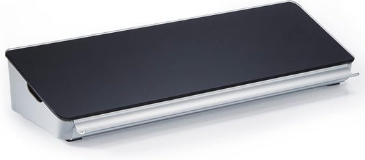 Audio-Visual Direct Black Glass - Desktop Organizer & Storage Notepad, Whiteboard