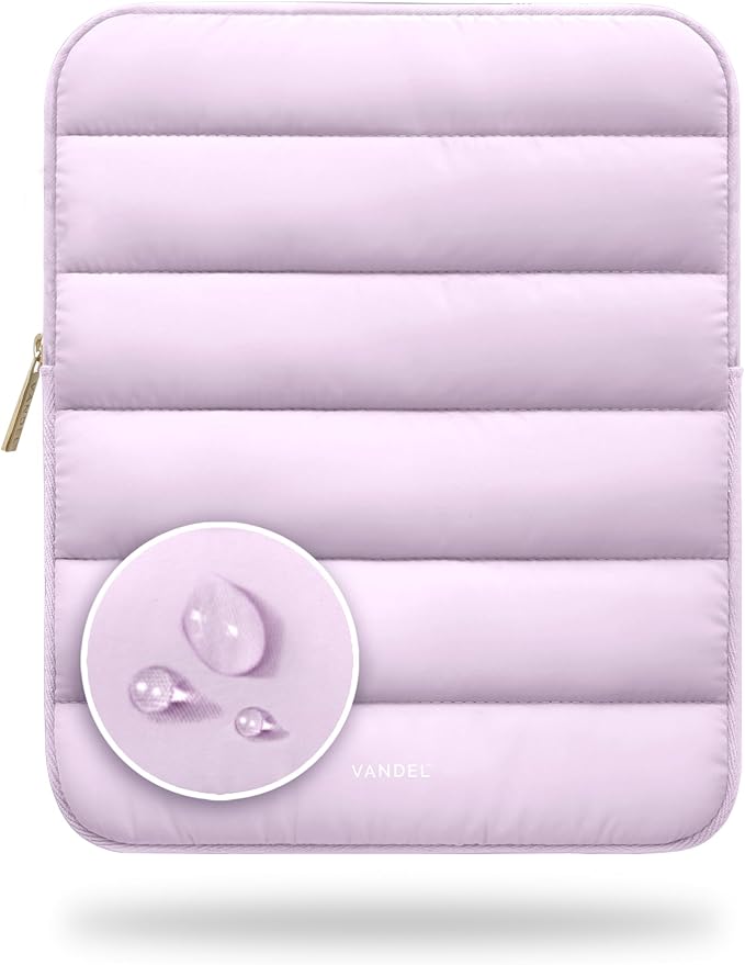 Vandel - The Original Puffy iPad Sleeve 9-11 Inch Tablet Sleeve, Purple i Pad Case for Women and Men, Cute iPad Air Pouch, 9 10 Inch, 11 Inch Bag