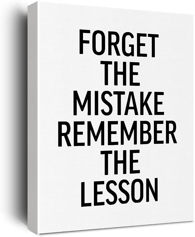 Motivational Canvas Wall Art Framed Encouragement Gifts for Women Men Paintings Canvas Prints Positive Poster for Home Office Parlour Living Room Kitchen Bedroom Wall Decor Artwork Decorative