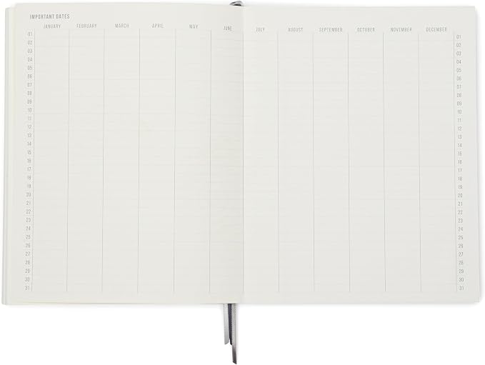 DesignWorks Ink Standard Issue Notebook No. 3, Undated Daily Planner & Writing Journal, 192 Lined Pages, Pen Holder, Small Notebook for Work & Journaling, 6.75 x 8.5 in, Army Green Chili