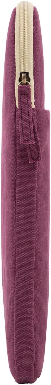 Kinmac 360° Protective Vertical Laptop Sleeve Case Cover Bag (Wine Red, 15.6 inch-16 inch)