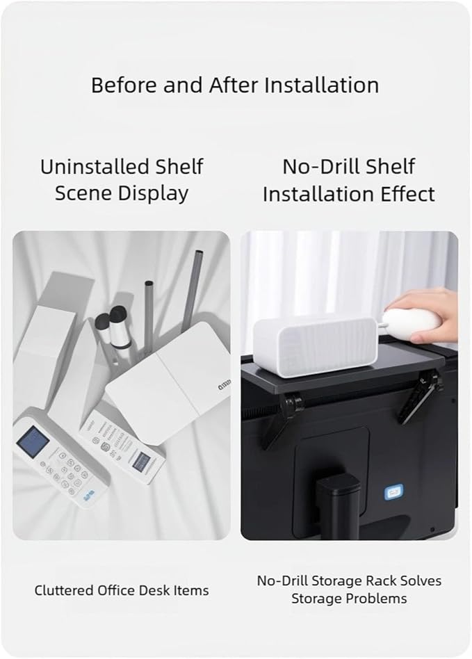 TVs Screen Top Storage Shelfs Adjustable Computer Monitors Desktop Screen Top Storage Rack Routers Shelfs Rack Home Shelf