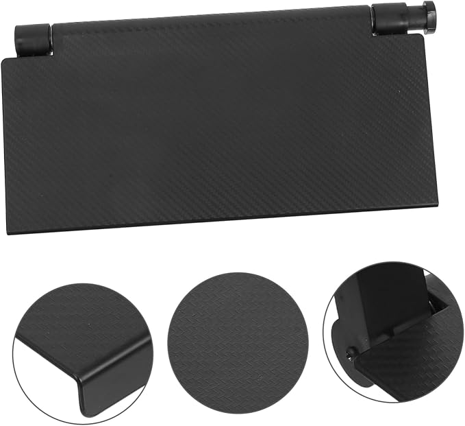 HOMSFOU Computer Monitor Screen Top Holder Shelf No Drill Tv Storage Bracket for Router Remote Control and More Sturdy Organizer for Tidy Spaces Easy Installation Multi-functional Design