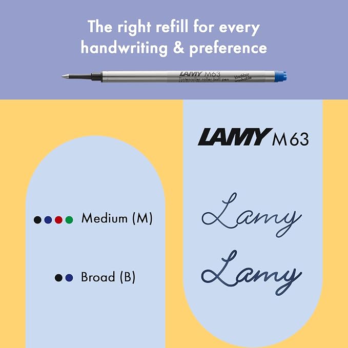 Lamy safari sunset - Rollerball Pen with ergonomic grip & line width M - for pleasant long writing - made of robust ASA plastic - including rollerball refill M 63 in black