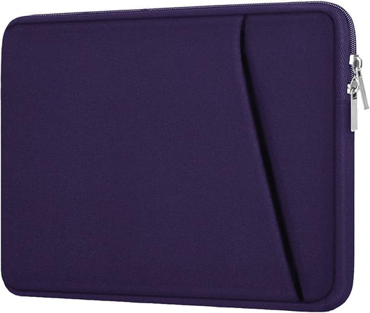 Laptop Sleeve 14 inch, Durable Carrying Bag Shockproof Protective Case Cover, Handbags Briefcase Laptop Bag Compatible with 14" MacBook Air/Pro HP Asus Lenovo Notebook Computer, Purple