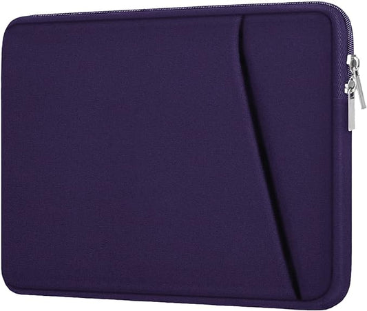 Laptop Sleeve Case 15.6 inch, Shockproof Protective Cover, Handbags Portable Laptop Bag for 15.6 inch HP Dell Asus Lenovo Notebook Computer Case with Front Pocket, Purple