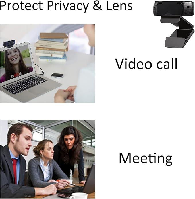 Lens Cover Compatible for Logitech Webcam Camera C930/C920/C922P/C930C/ C930e /902S/ 922x /C920x 920Pro/Pro 22,Lens Protector to Protect Lens and Security