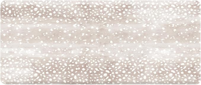 House of Noa Nama Standing Mat – Anti-Fatigue Kitchen Mats for Floor, Cushioned & Non-Slip Kitchen Comfort Mat for Standing, Thick Foam Anti-Fatigue Mat for Kitchen & Workspaces, Fawn Brown 30" x 72"