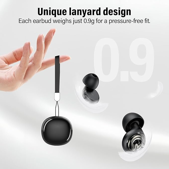 Ear Plugs for Sleeping Noise Cancelling, EarPlugs for Noise Reduction 35dB with 6 Ear Tips, Reusable Noise Cancelling Ear Plugs, Silicone Hearing Protection Earplugs for Snoring/Concert/Study/Work
