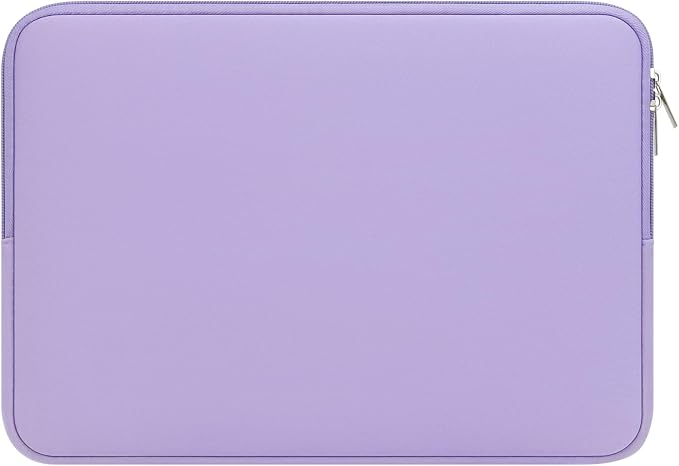 RAINYEAR 14 Inch Laptop Sleeve Case Protective Soft Padded Zipper Cover Carrying Computer Bag Compatible with 14" Notebook Chromebook Tablet Ultrabook (Purple)