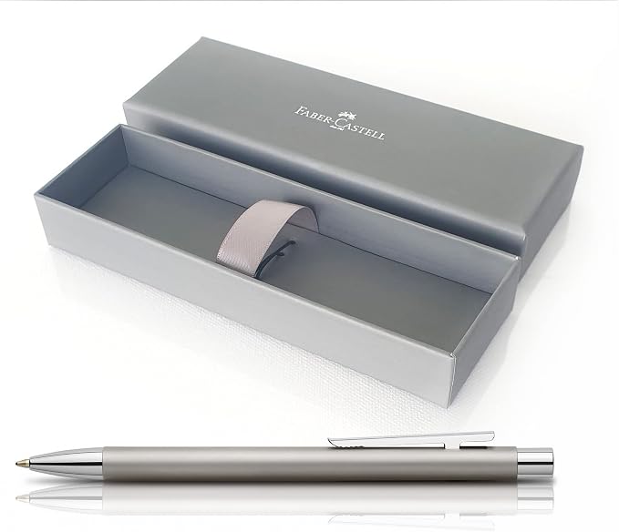 Faber-Castell 342120 Neo Slim Stainless Steel Ballpoint Pen