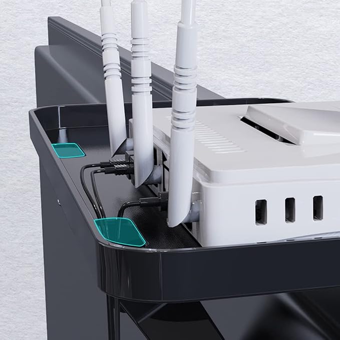 TV Top Shelf Screen Shelf Monitor Top Shelf TV Top Storage Bracket Computer Screen Shelf (Color : White)