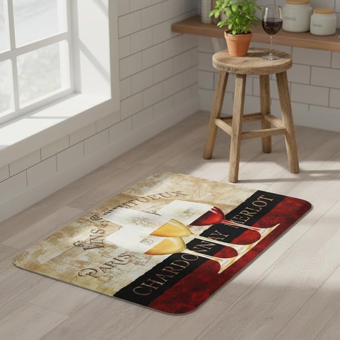 J&V TEXTILES DC Parent (Paris Wine, 18" x 30")