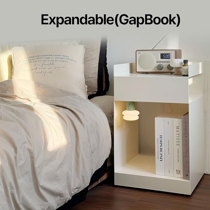 Decorative Cable Management Box - Book Shape Cord Organizer Box with Magnetic Closure for Home & Office (GoghMonet, Standard)