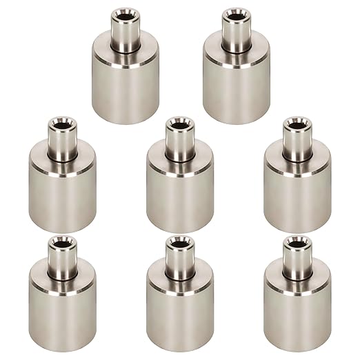 1/16 Inch Cable Clamps, 1/16" M3 304 Stainless Steel Wire Rope Cable Clip Clamp, Reusable One Way Wire Rope Clips for 1.5mm-2.0mm Cable for Holiday Decorations for Outdoors/Indoors- 8 PCS