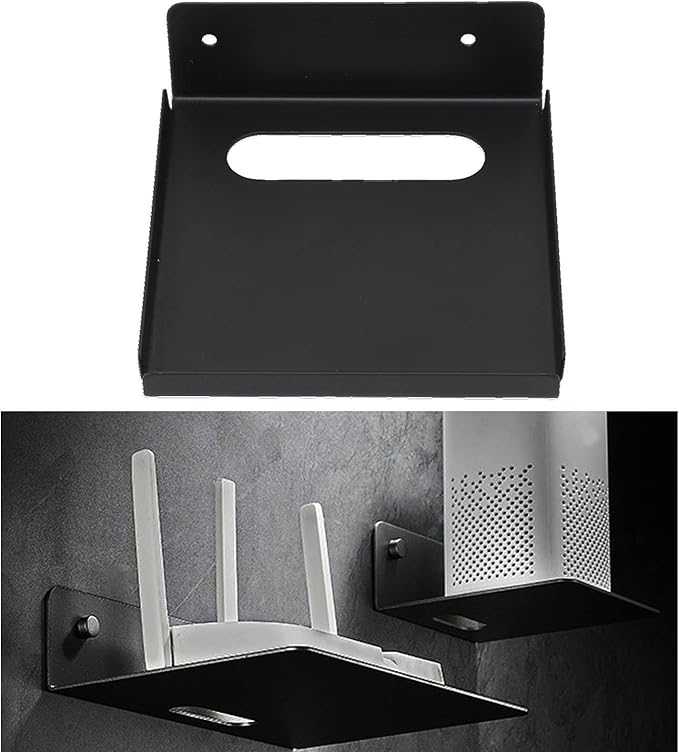 TV Top Screen Shelf Adjustable Computer Monitor Shelf Storage,Computer Monitor Mount Organizer Screen Top Shelf Mount Office Desk Storage Organizer Rack for Streaming Devices