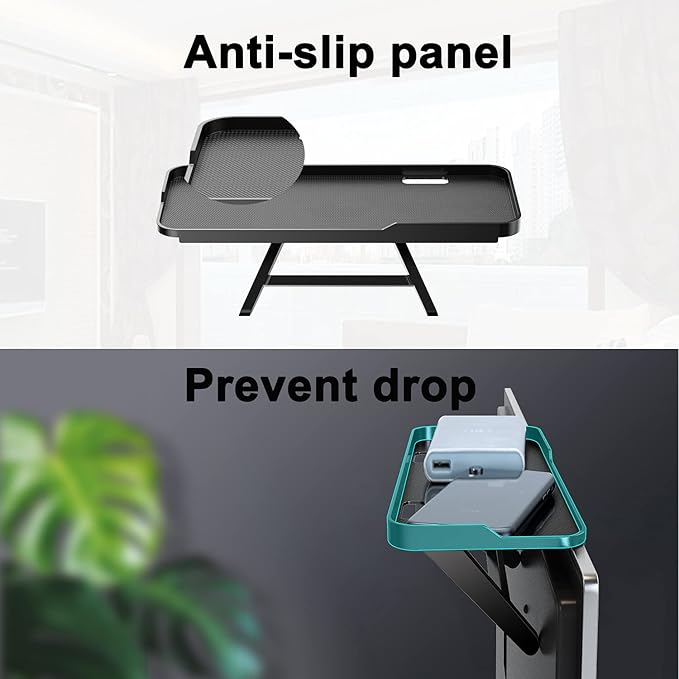 TV Screen Top Shelf Monitor Shelf Adjustable Computer Screen for Office Desk, Cellphone Stand, Media Box, Game Console, Router 11.8 x4.7 inch TV Tray Stand Mount Storage Organizer Bracket