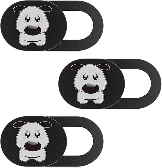 Cute Webcam Cover Slide Ultra Thin 0.027in Web Camera Lens Shutter for Laptop/iPhone/iPad/Smartphone- Protection Against Surveillance(3Pack)