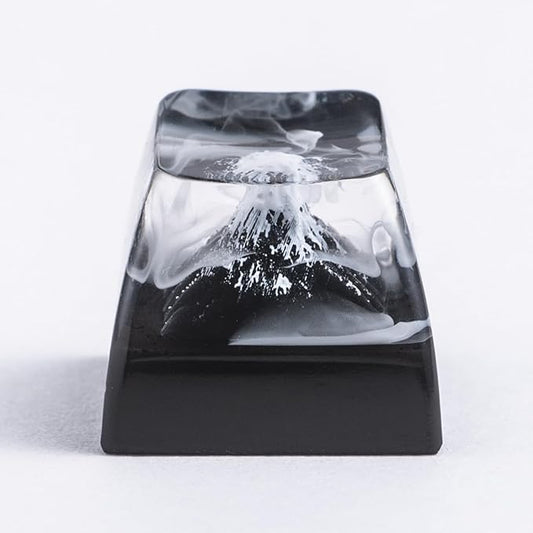 ULTRAEQUIP Artisan Keycaps - Epoxy Resin Handmade Keycaps Esc Replace Key 1U Size fit MX Switch for Mechanical Keyboard (Famous Landscape Series - HimalayanMountain)
