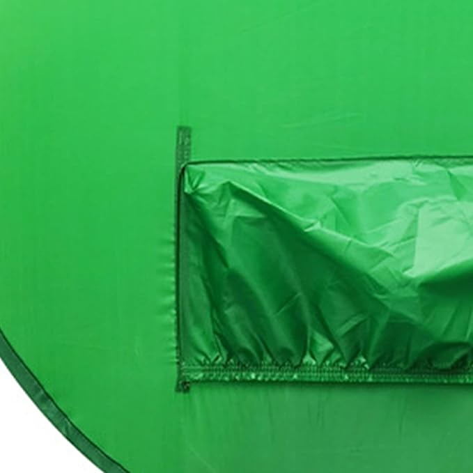 Round Green Screen Backdrop, 142cm Round Screen Backdrop Portable Green Screen Chair Background for Video Chats Video Conference Game Single Layer