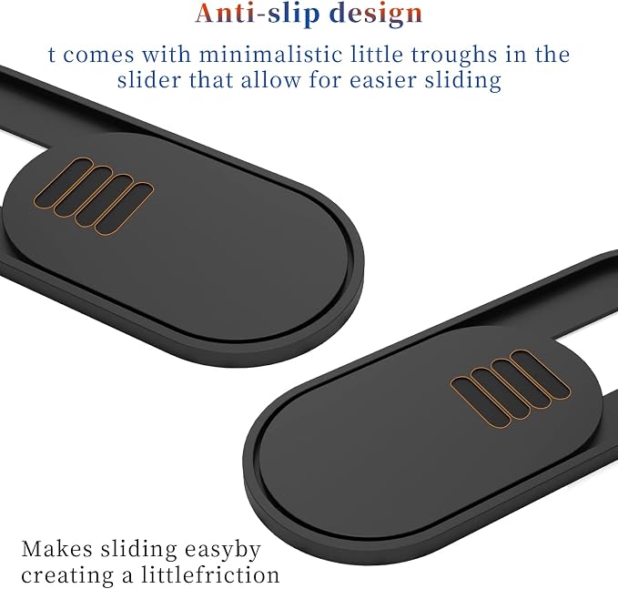 3 Pack Ultra-Thin Camera Cover Slide for Tesla Model 3 / Y Interior Cabin Camera Laptop PC Front-Facing Webcam Sticker Blocker Protect Your Privacy (Classic Version)