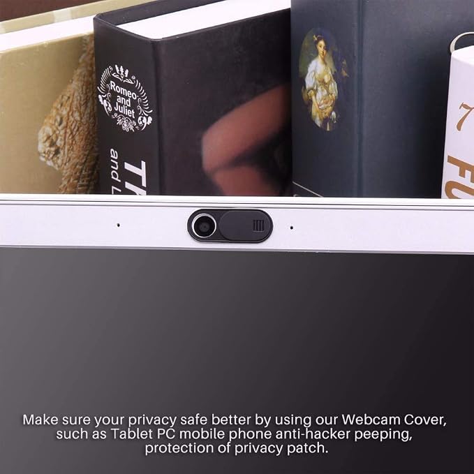 LUC Webcam Cover Slide, 6 Pack Ultra-Thin Laptop Web Camera Cover, Compatible with MacBook, Laptop, PC, Computer, iMac, iPad, Protect Privacy and Security