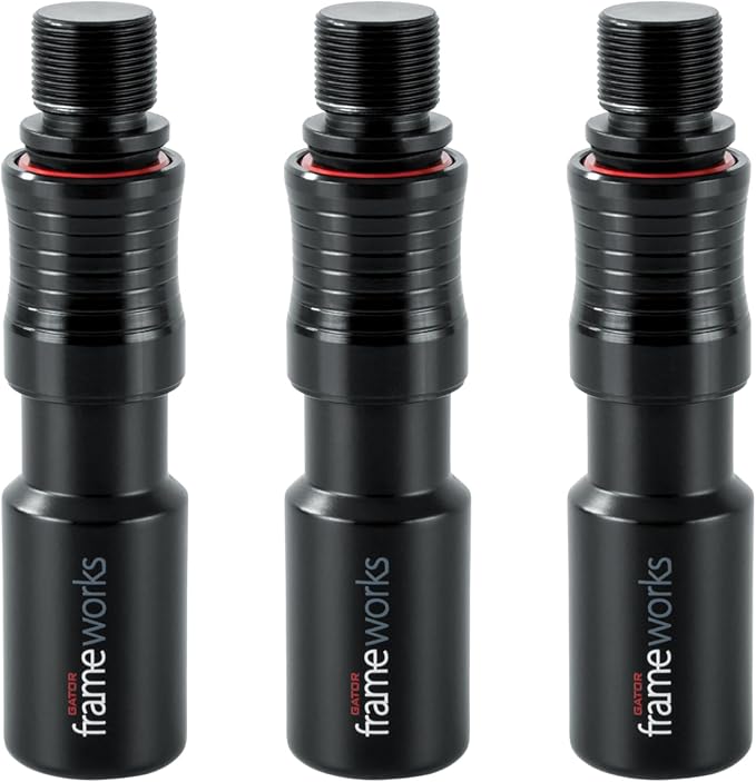 Gator Frameworks Microphone Clip Quick Release - Stand Attachment, 3 pack (GFW-MIC-QRTOP3PK)