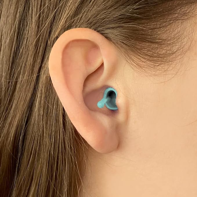 Flare Calmer Mini | Ear Plugs Alternative | Daily Noise Relief | Sound Sensitivity | Stress Relief | No Muffling | Improve Wellbeing | Comfy, Reusable, Soft Silicone Earplugs | Original Mint