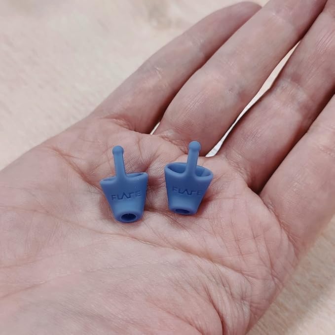 Flare Calmer Mini | Ear Plugs Alternative | Daily Noise Relief | Sound Sensitivity | Stress Relief | No Muffling | Improve Wellbeing | Comfy, Reusable, Soft Silicone Earplugs | Original Purple
