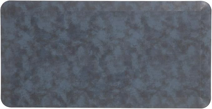 Mabel Home Anti Fatigue Floor Mat- 3 Size(20x32 & 20x39 & 24x70),16 Colors - Standing Desk Mat-Kitchen Floor Mat-Stain ResistantHome Non-Slip Bottom, Extra Soft (Blue, 20" x 39")