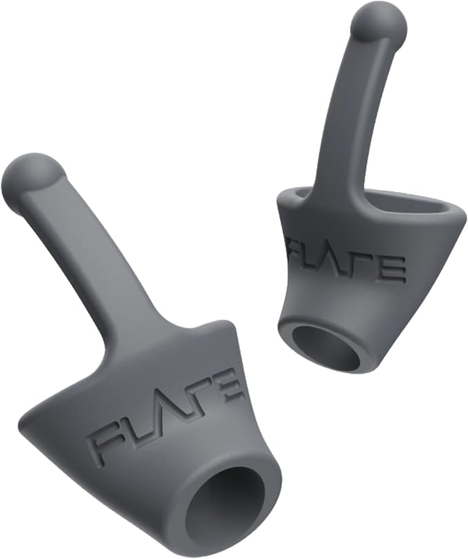 Flare Audio Calmer | Noise Reducing Ear Plugs Alternative | Silicone Reusable Ear Plugs for Noise Sensitivity, Focus and Travel | Ear Plugs for Noise Reduction (mini, Grey)