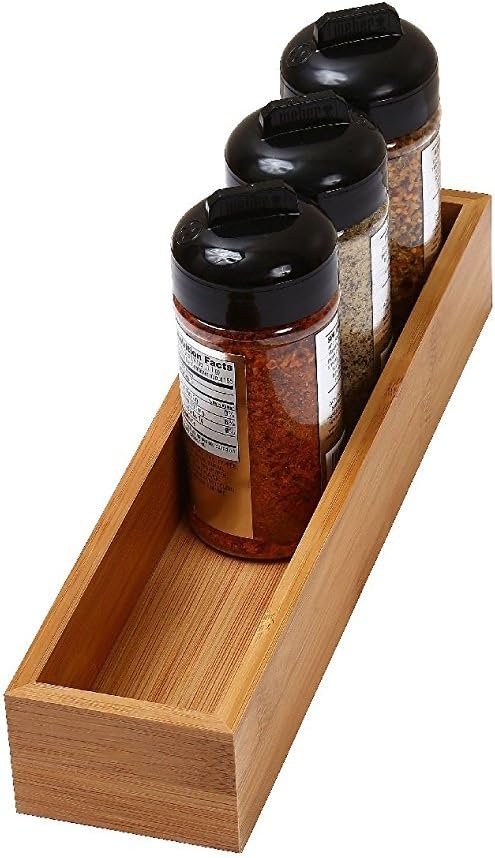 YBM Home Kitchen Drawer Organizer Storage Box Made of Bamboo, 3x9x2 Inch 322
