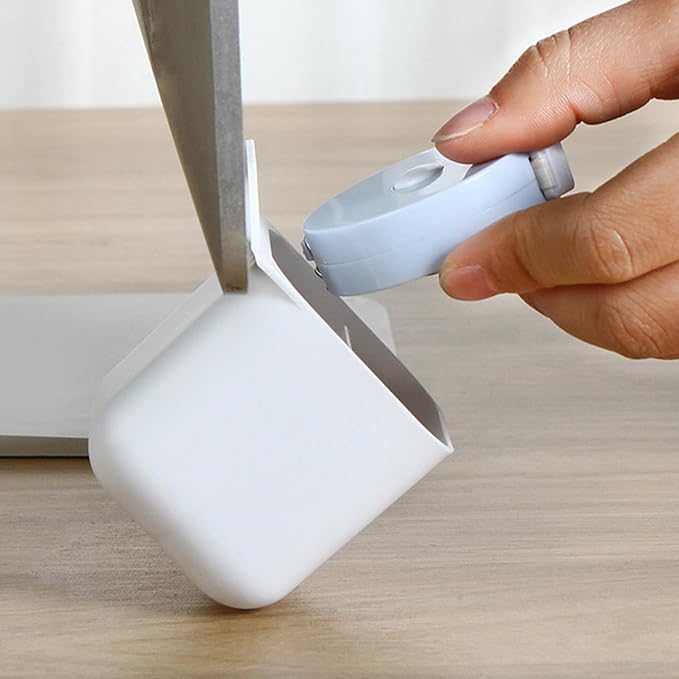 Screen Pen Storage Container PP Multi Purpose Stick On Desk Screen Organizers Desktop Pencil Holders Organizer (White)