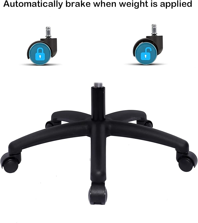 FSS Series Square seat (19"-27") seat Height Chair. Vinyl-for Office, Garage, Desk, Shop, Computer, Doctor, Medical, Easy to Clean! 18" Footring (Aqua, Mid Stool, Self Braking Casters)