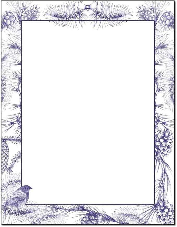 Inked Pine Letterhead Laser & Inkjet Printer Paper (100 Pack)