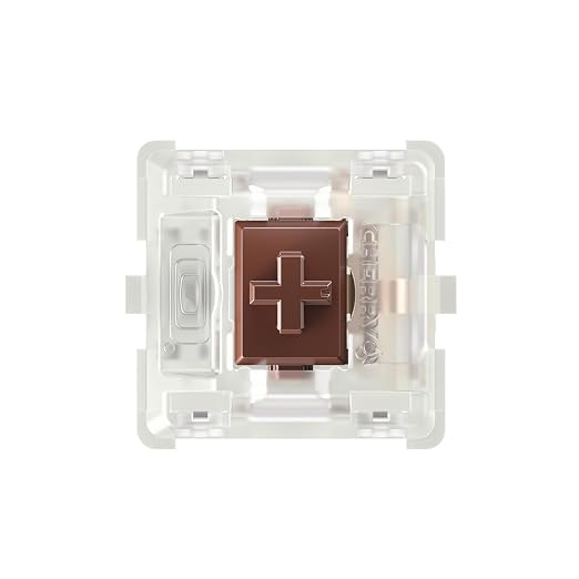 CHERRY MX2A RGB Brown Switch Kit, 36 Mechanical Keyboard Switches, for DIY, Hot Swap or Gaming Keyboard, Tactile Switch with No Click, Focused & Noticeable