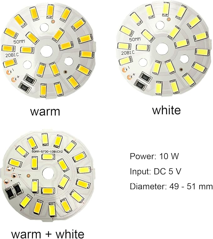 LED Chip Bulb DC5V 1.5m USB Line Dimming Controller for Camper Light Bulb, Home Reading Led Lamp Kit