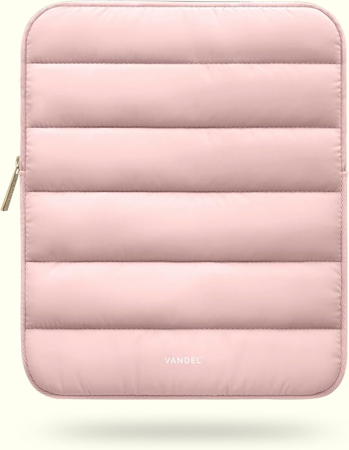 Vandel - The Original Puffy iPad Sleeve 9-11 Inch Tablet Sleeve, Pink i Pad Case for Women and Men, Cute iPad Air Pouch, 9 10 Inch, 11 Inch Bag